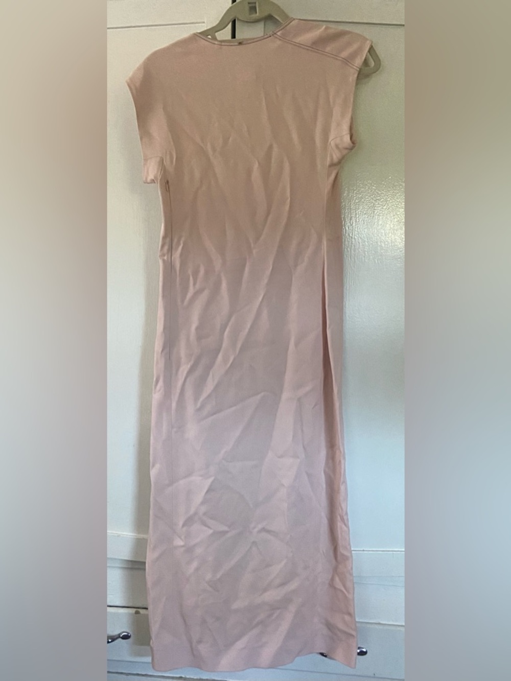 Sportmax Blush Pink Draped Maxi Dress - Picture 3 of 8